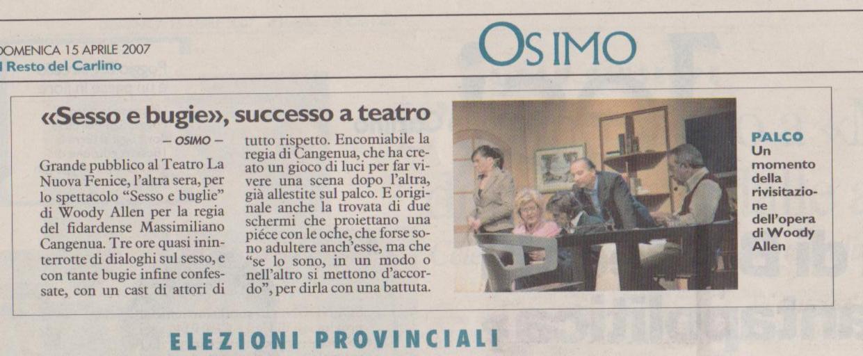 Il Messaggero marzo 2007